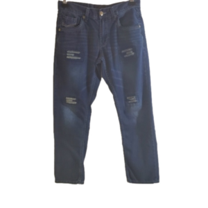 MONTERO Men's 30 x 30 Distress Ripped Denim Jeans